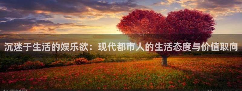 辉达娱乐注册地址：沉迷于生活的娱乐欲：现代都市人的生活态度与价值取向